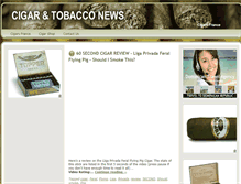 Tablet Screenshot of cigarsfrance.com